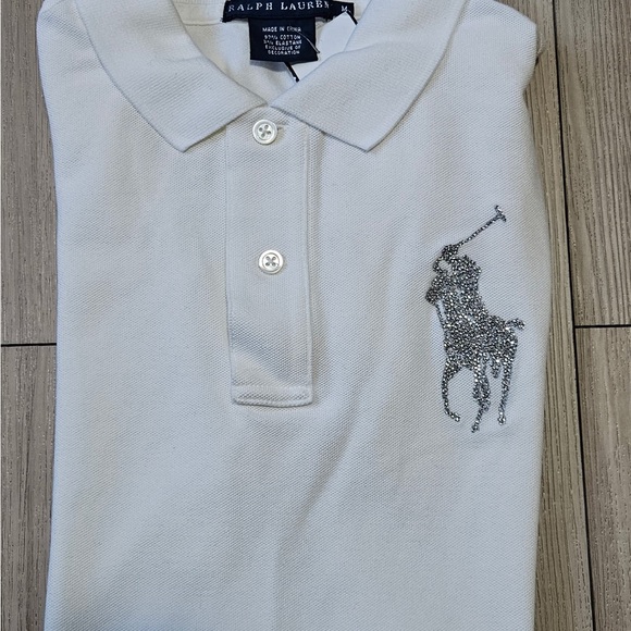 Ralph Lauren Cream Polo Shirt - Picture 6 of 7